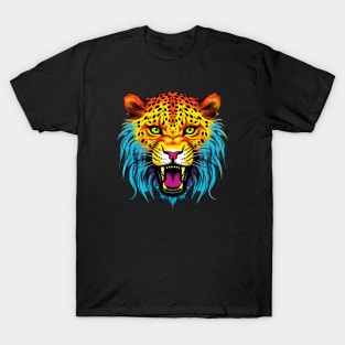 Leopard Growling, African Animals T-Shirt